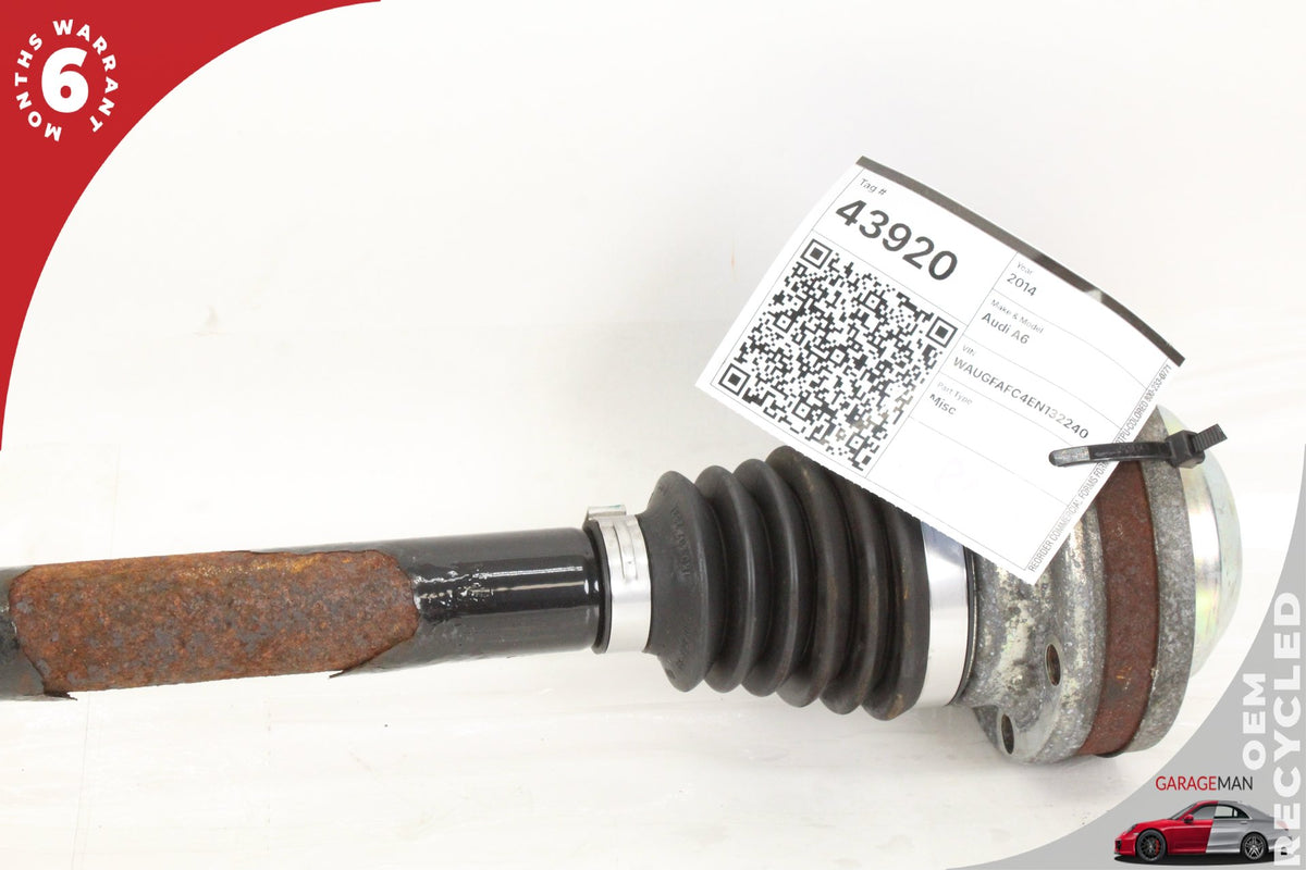 2012-2018 Audi A6 A7 Rear Left or Rear Right Side CV Axle Shaft 8R0501203C OEM