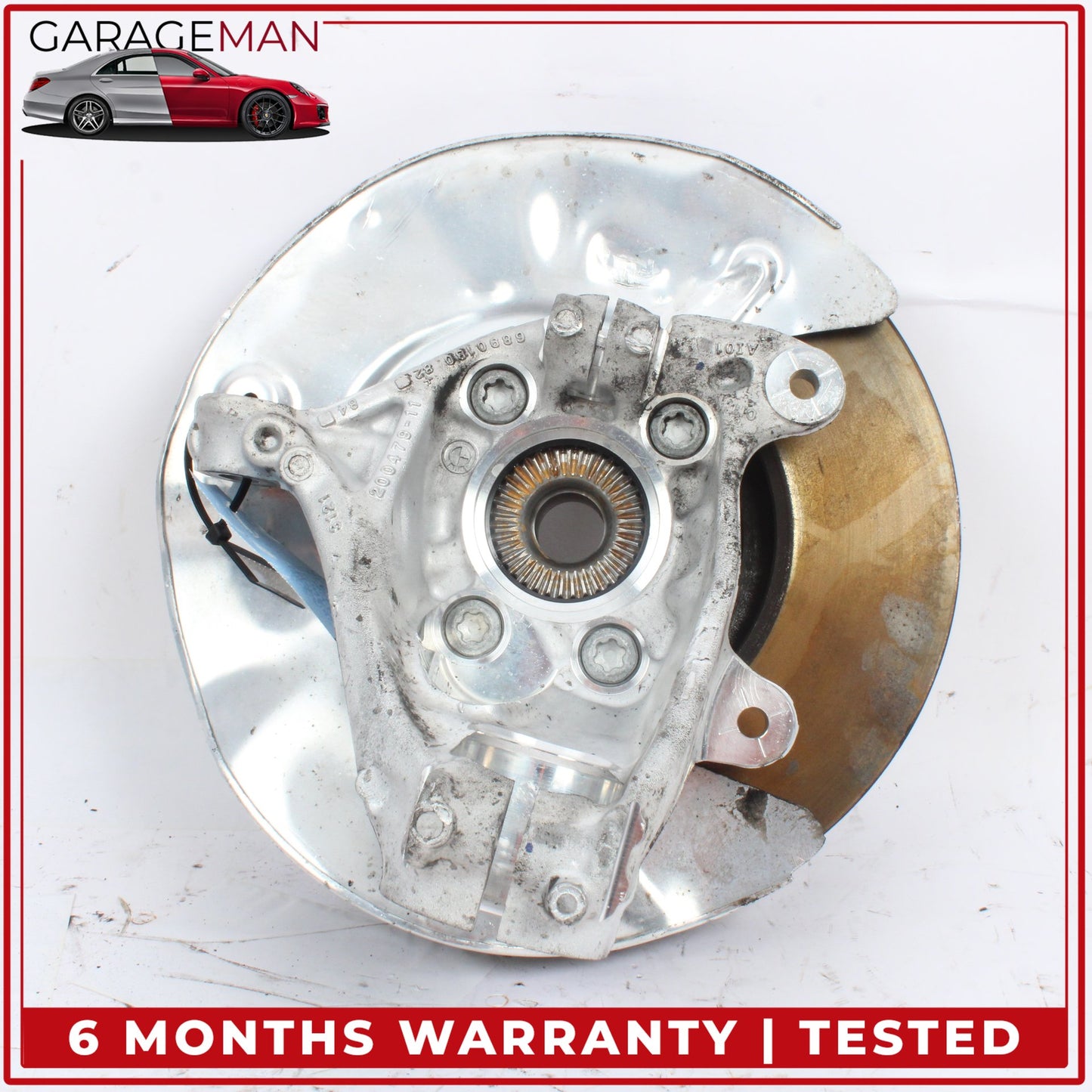 2023-2025 BMW X2 U10 AWD 2.0L Front Right Side Spindle Knuckle 6890180 OEM