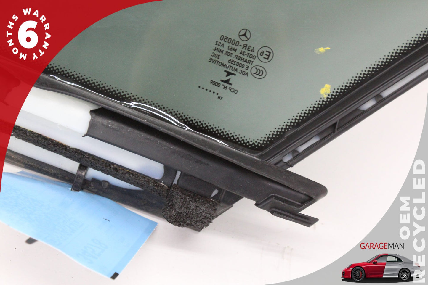 2018-2023 Mercedes W238 E450 E400 Coupe Rear Left Side Quarter Window Glass OEM