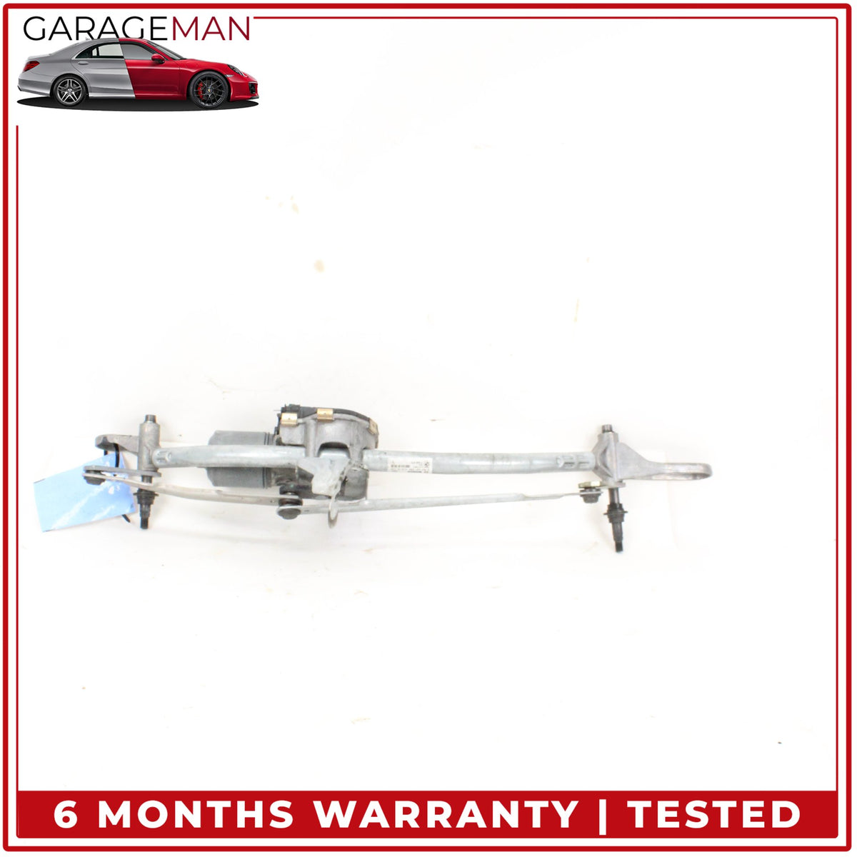 2013-2019 BMW 650i F06 Sedan Front Windshield Wiper Linkage w/ Motor 7306272 OEM