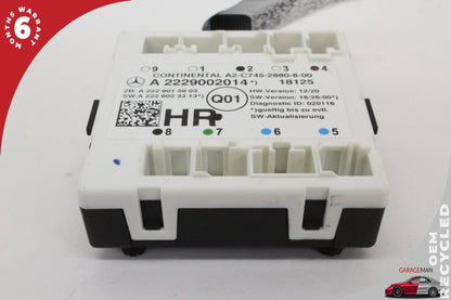 16-19 Mercedes W205 C350e C300 Rear Right Side Door Control Module OEM
