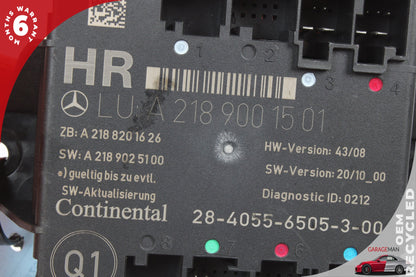 2008-2018 Mercedes-Benz C250 W204 Right Rear Door Control Module 2189001501 OEM