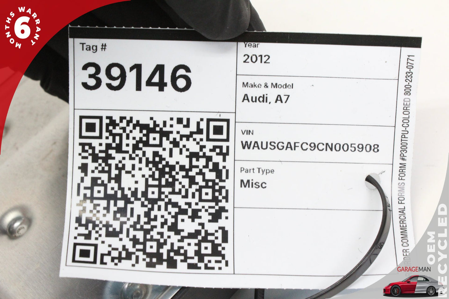 2012-2018 Audi A7 A6 BCM Body Comfort Control Module Unit 4H0907063G OEM