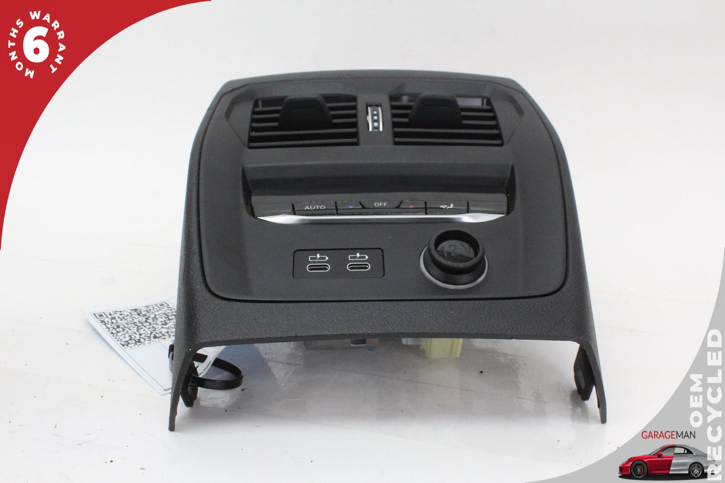 19-22 BMW 330i G20 Sedan Rear Center Console A/C Air Vent Trim 9493012 Genuine