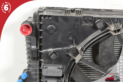 2011-2018 Porsche Cayenne 958 Engine Radiator A/C Condenser Cooler w/ Fan Motor