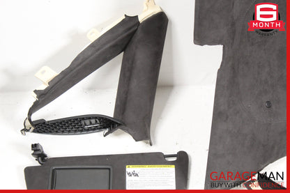 2014-2018 Audi S7 Overhead Roof Headliner w/ Sunvisor & Trim Cover Panel Set OEM