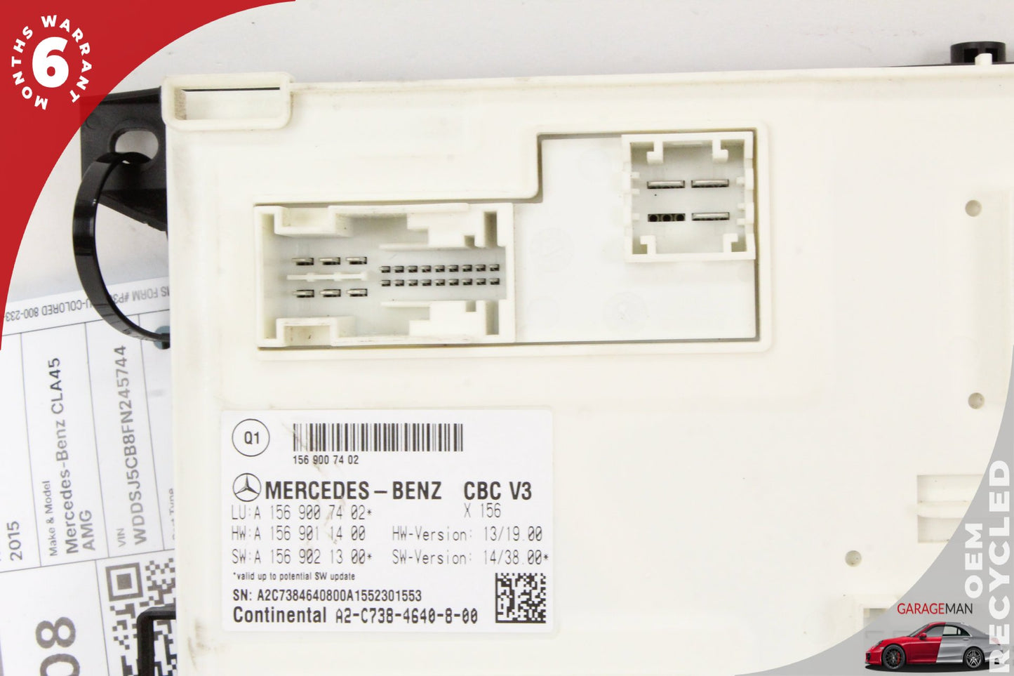 2014-2020 Mercedes W117 CLA45 AMG CLA250 Front SAM Fuse Box Control Module OEM