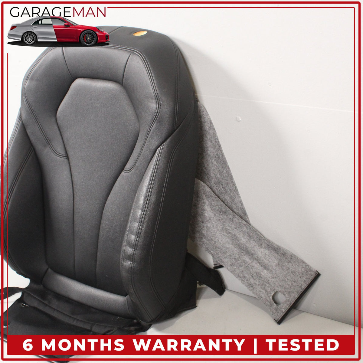 2017-2023 BMW 530e G30 Front Left Side Top Upper Seat Cushion Black 7457707 OEM