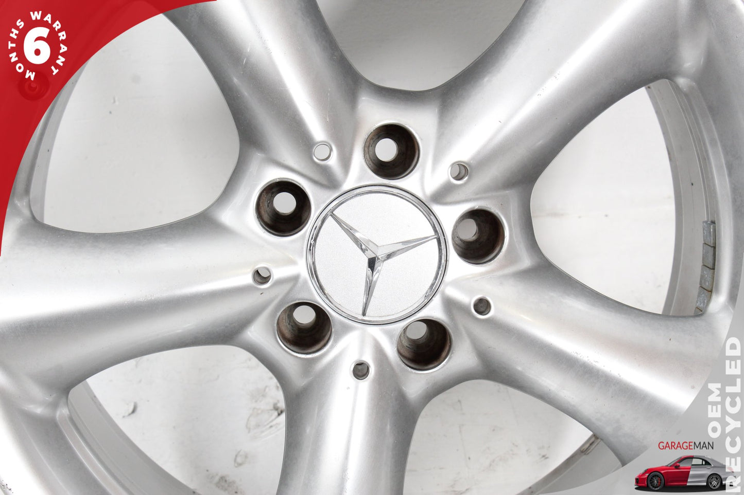 2003-2006 Mercedes W203 C230 C350 Rear Wheel Rim 8.5JX17H2 ET34 2034013502 OEM
