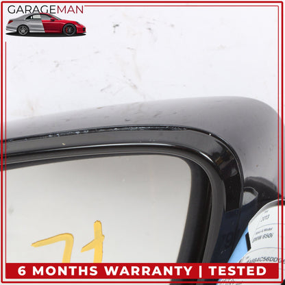 2012-2015 BMW 650i F06 Front Left Side Door Rear View Mirror w/ Camera Black OEM