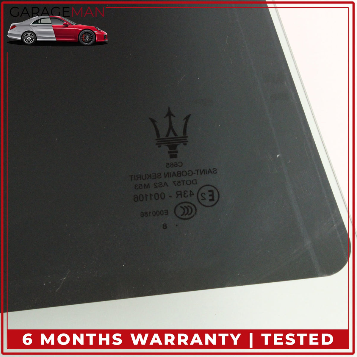 2014-2022 Maserati Ghibli M157 Rear Left Driver Side Door Window Glass OEM