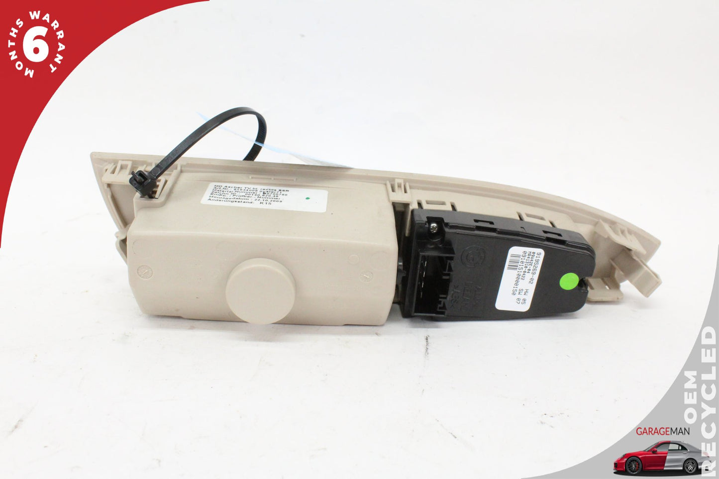 2009-2015 BMW 750i Rear Right Passenger Side Window Switch w/ Trim 9195269 OEM