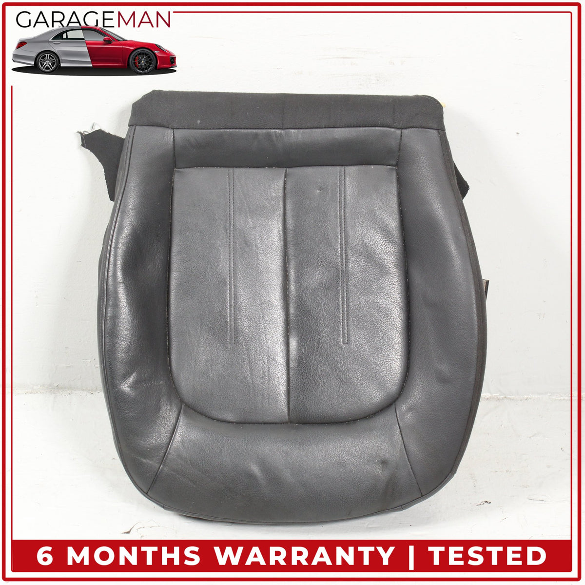 2012-2018 Audi A6 A7 Front Left Driver Side Lower Bottom Seat Cushion Black OEM