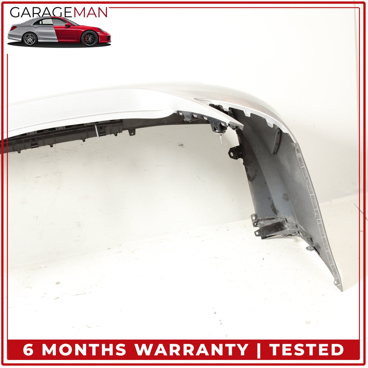 2015-2018 Mercedes-Benz C300 W205 Sport Rear Bumper Cover Assembly Silver OEM
