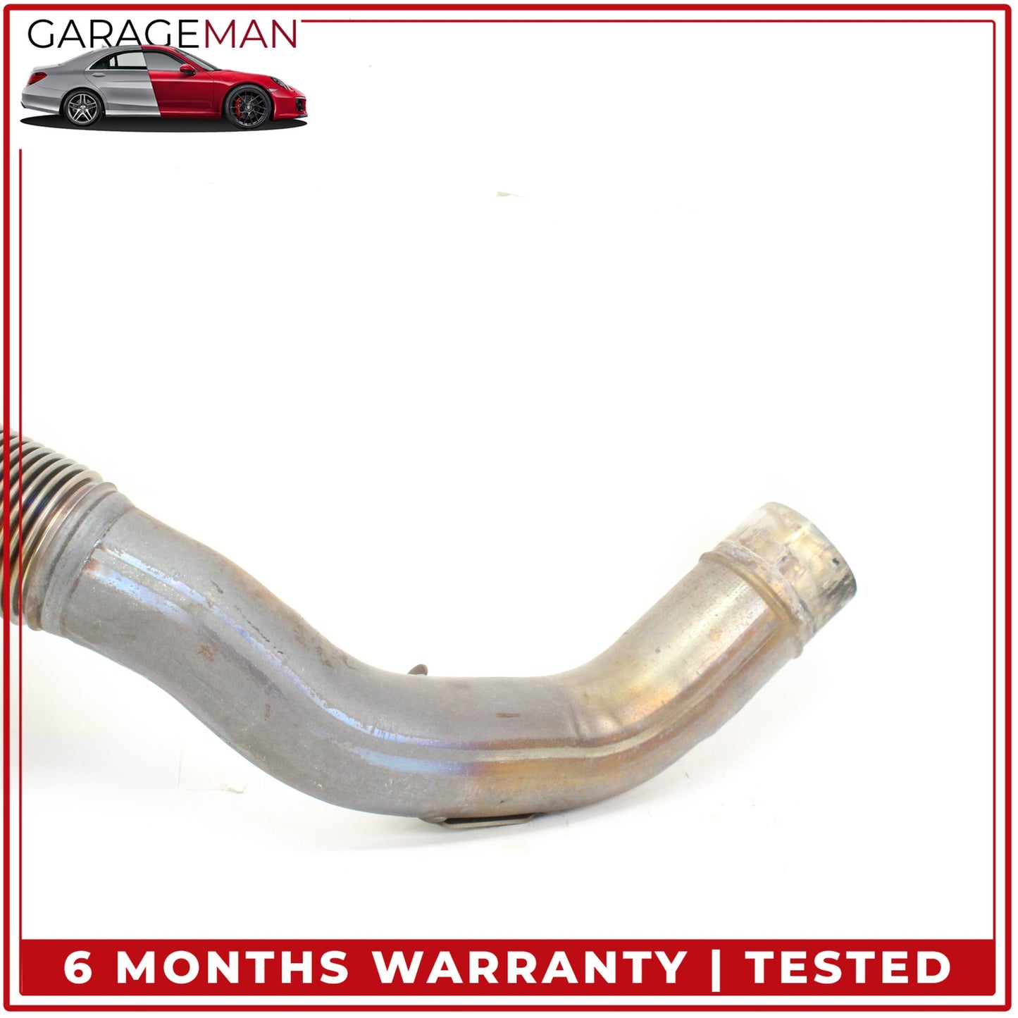 2010-2017 BMW 550i F07 Left Driver Side Exhaust Downpipe 7645441 OEM