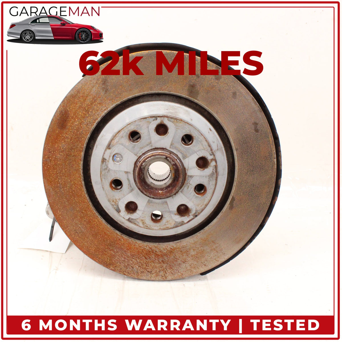 2016-2025 Audi Q3 VW Tiguan Rear Right Spindle Knuckle Wheel Hub Rotor Disc OEM