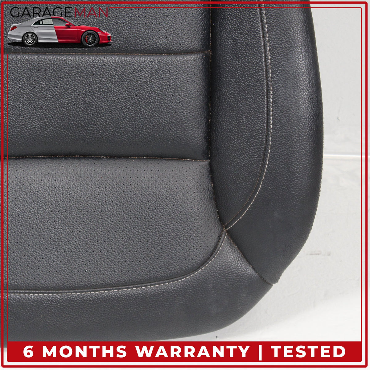 2012-2015 Mercedes W166 ML350 Front Right Lower Bottom Seat Cushion Black OEM