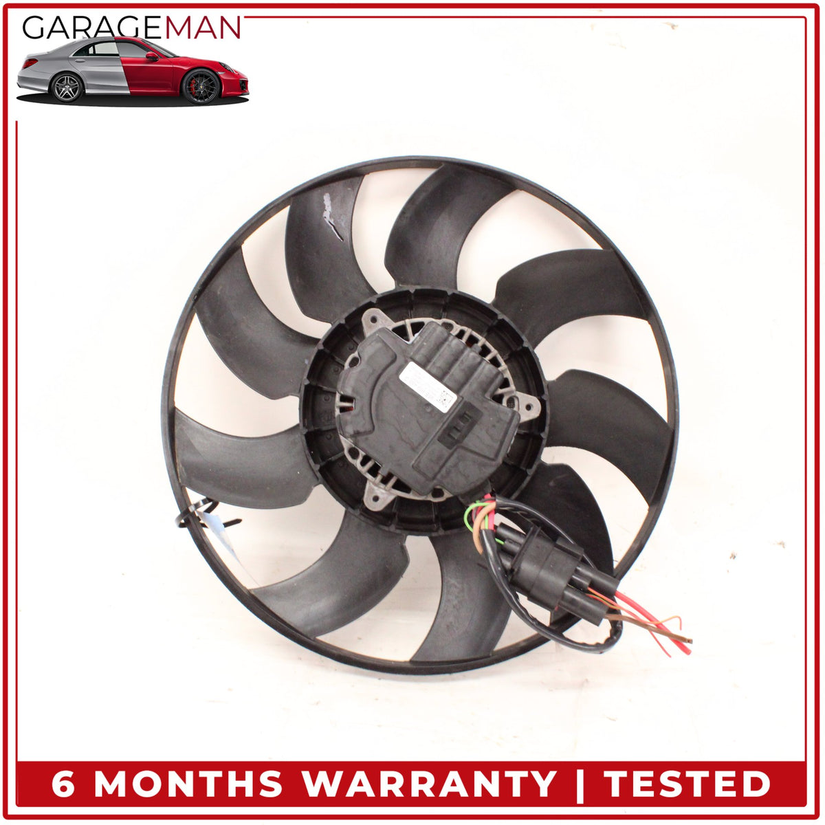 2015-2025 Porsche Macan 95B Radiator Cooling Fan Blade w/ Motor 95B959455G OEM