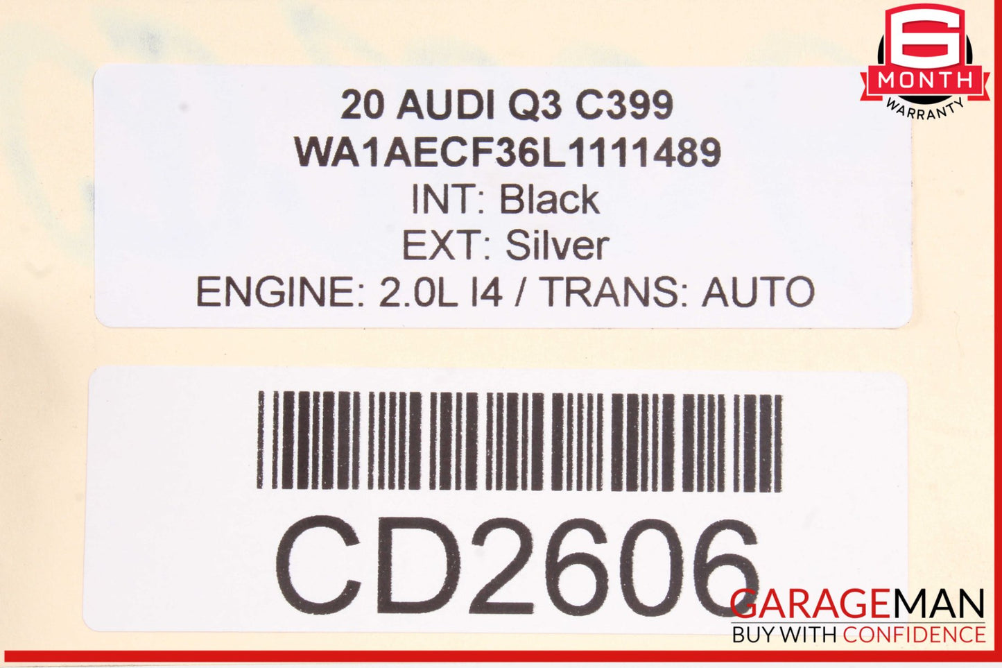 19-24 Audi Q3 F3- Front Subframe Crossmember OEM