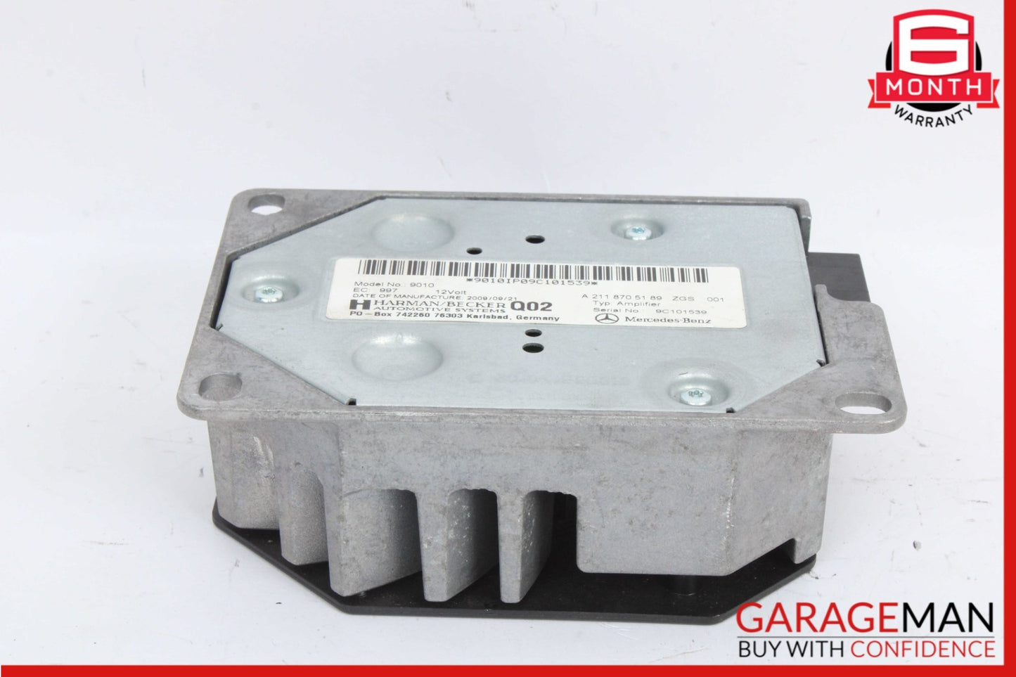 2008-2018 Mercedes-Benz E350 W212 Subwoofer Amp Amplifier Harman Becker OEM