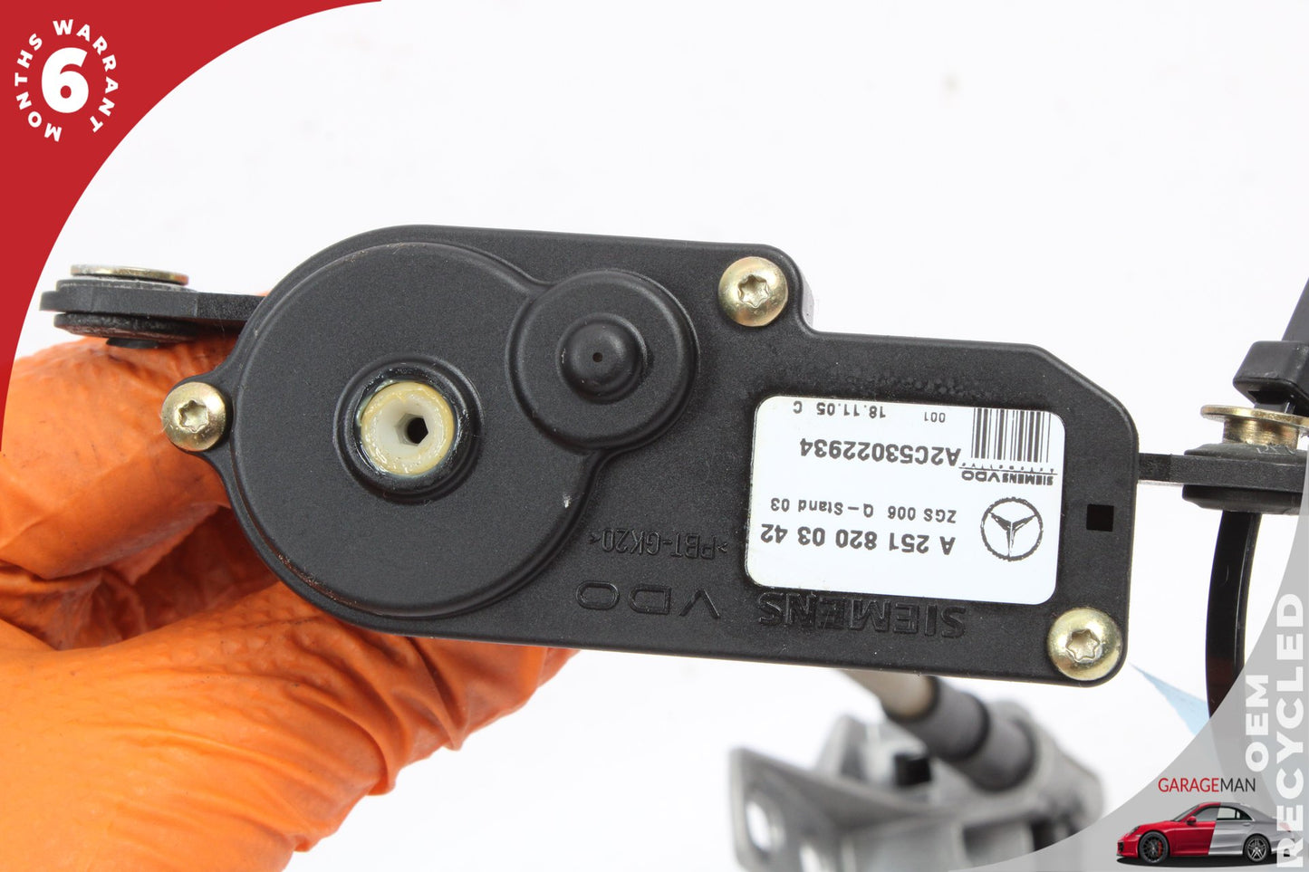 2006-2012 Mercedes X164 GL450 Rear Right Side Quarter Window Regulator Motor OEM