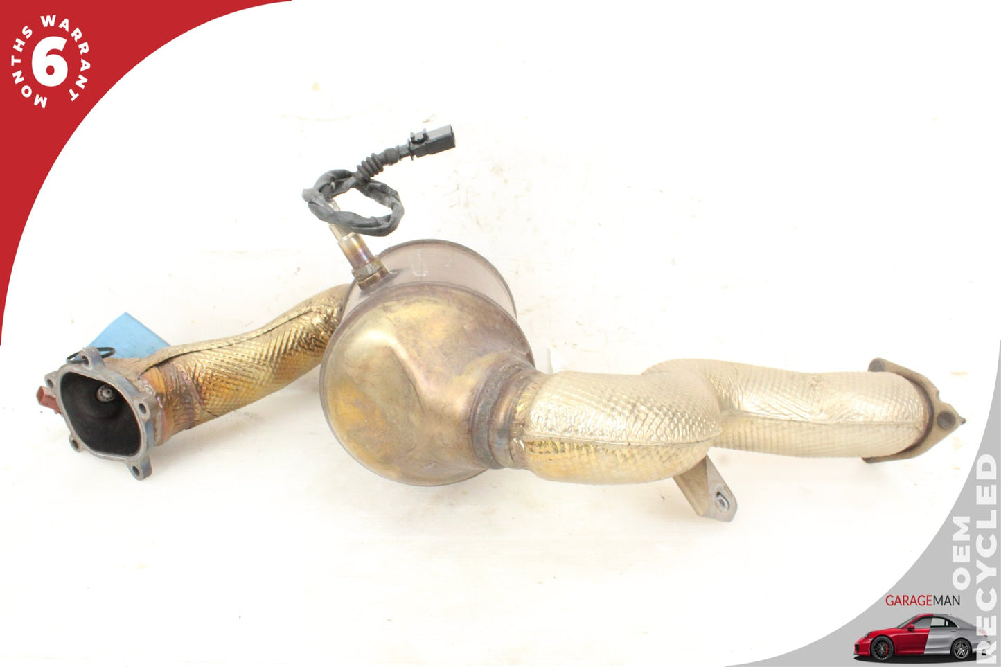 2013-2018 4.0L V8 Audi A8 Sedan Right Side Exhaust Downpipe 4G0254252L