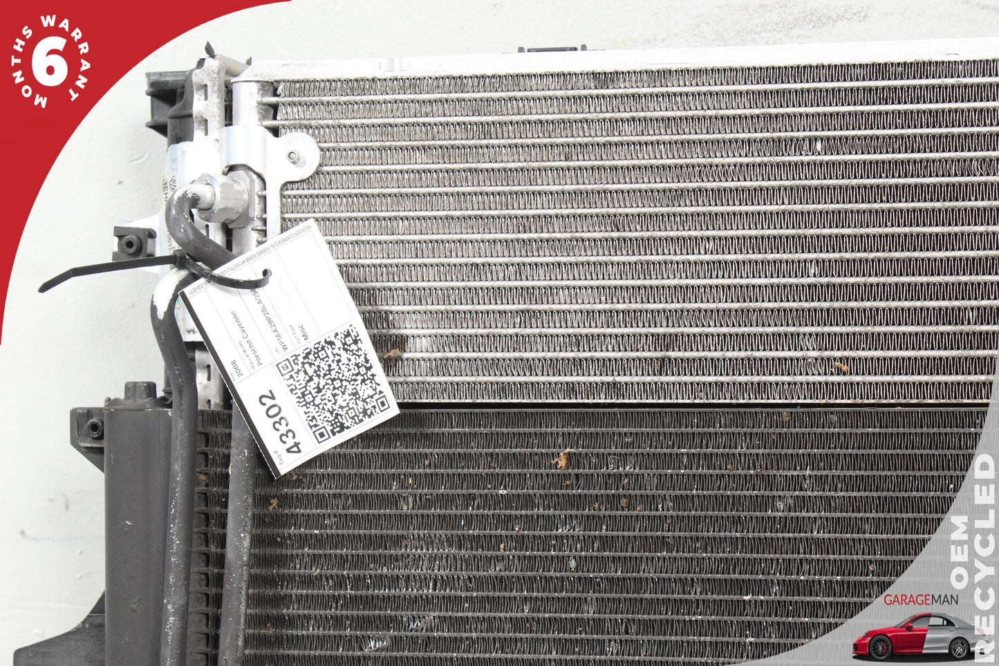 2008-2010 Porsche Cayenne 957 Engine Cooling Radiator AC A/C Condenser Assy OEM