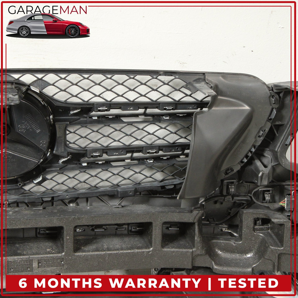 2016-2019 Mercedes X253 GLC300 Front Bumper Cover Assembly Gray Metallic OEM