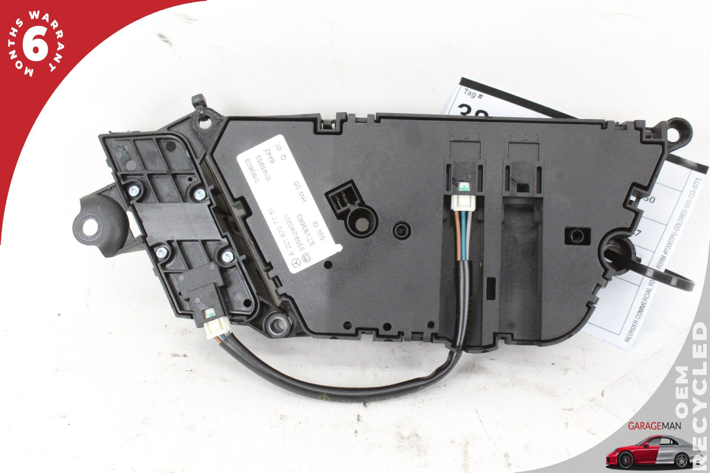 2007-2014 Mercedes W221 S550 Front Right Seat Control Switch 2218707751 OEM