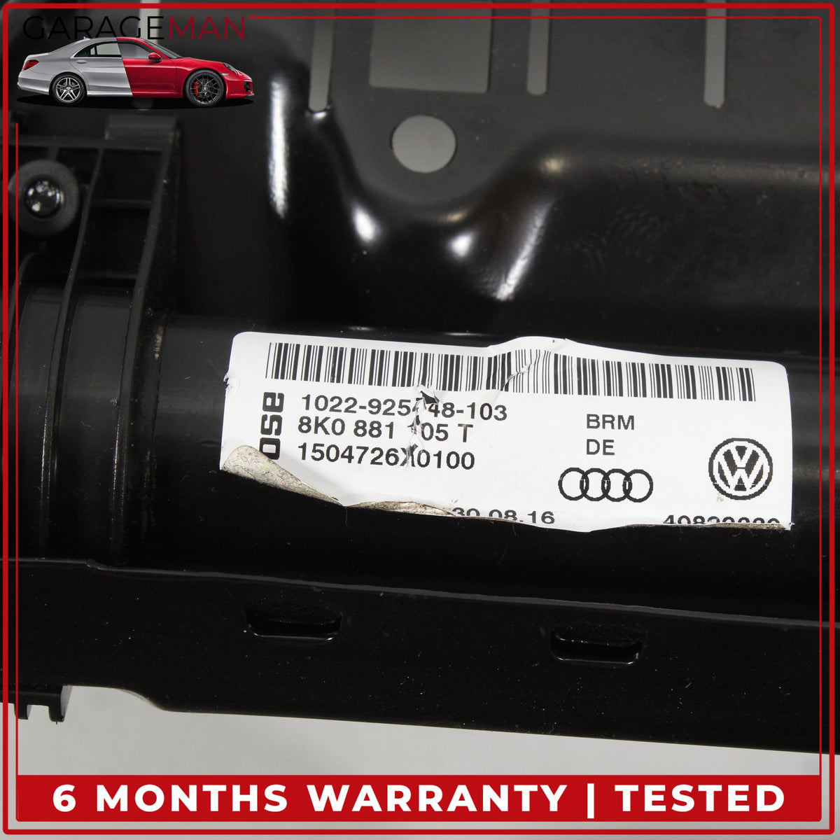 2012-2018 Audi A6 A7 Front Left Driver Side Seat Track Rail Frame w/ Motor OEM