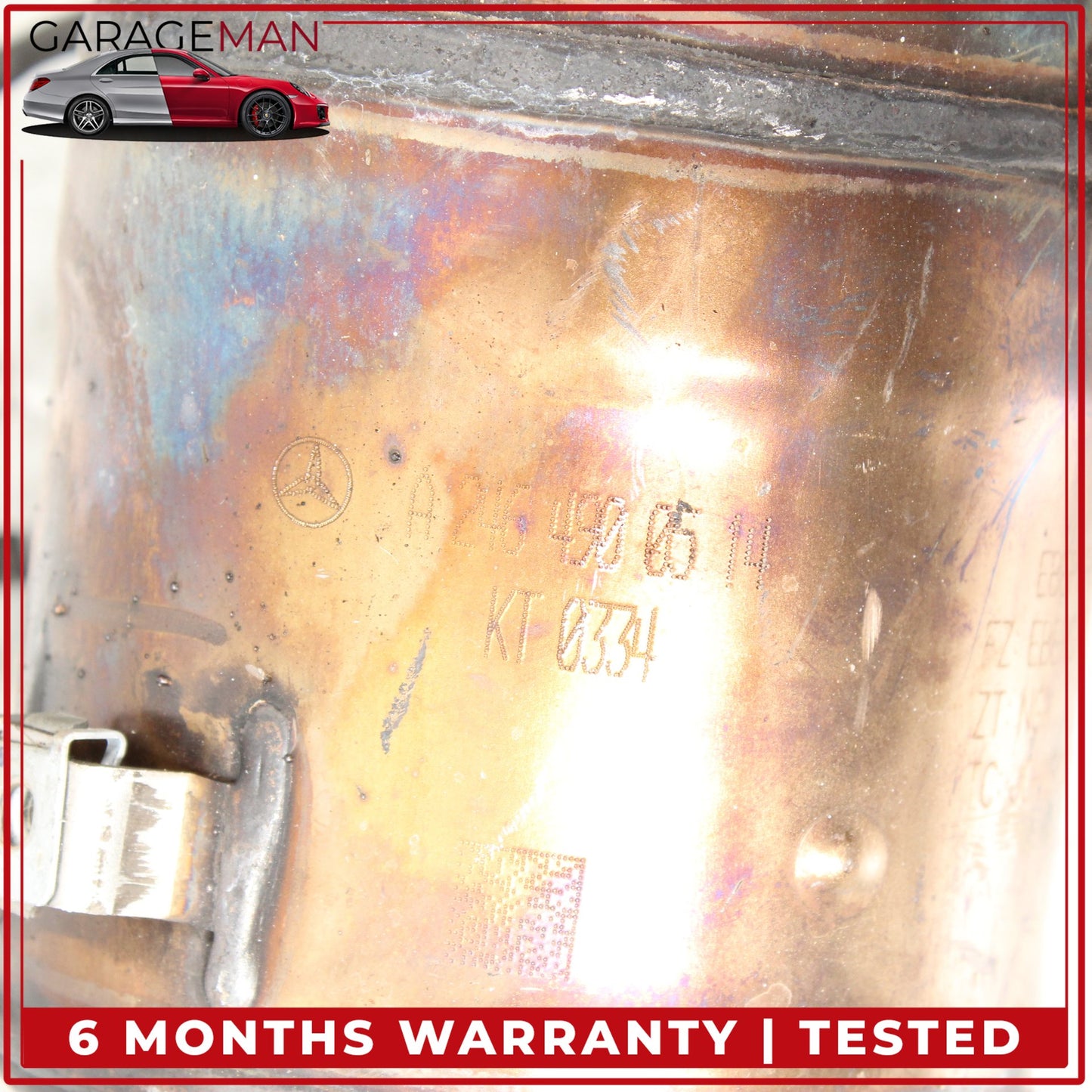 2014-2019 Mercedes-Benz CLA250 W117 Sedan Exhaust Downpipe 2464900514 OEM
