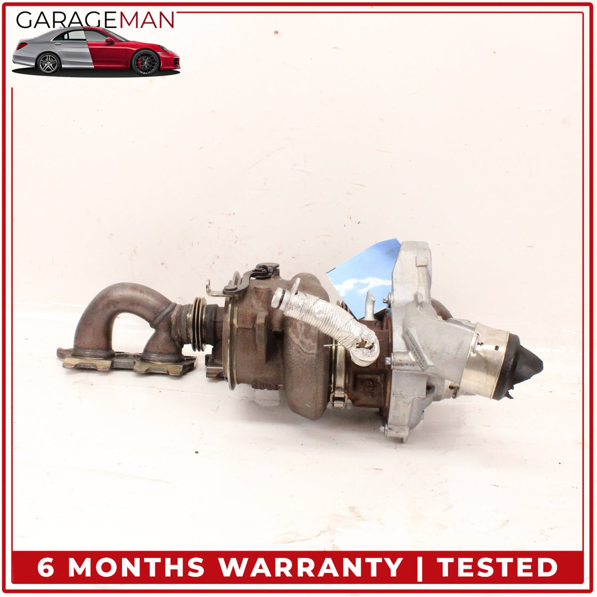 2018-2021 BMW X3 G01 B58 Engine Motor Turbo Turbocharger w/ Manifold 7643147 OEM