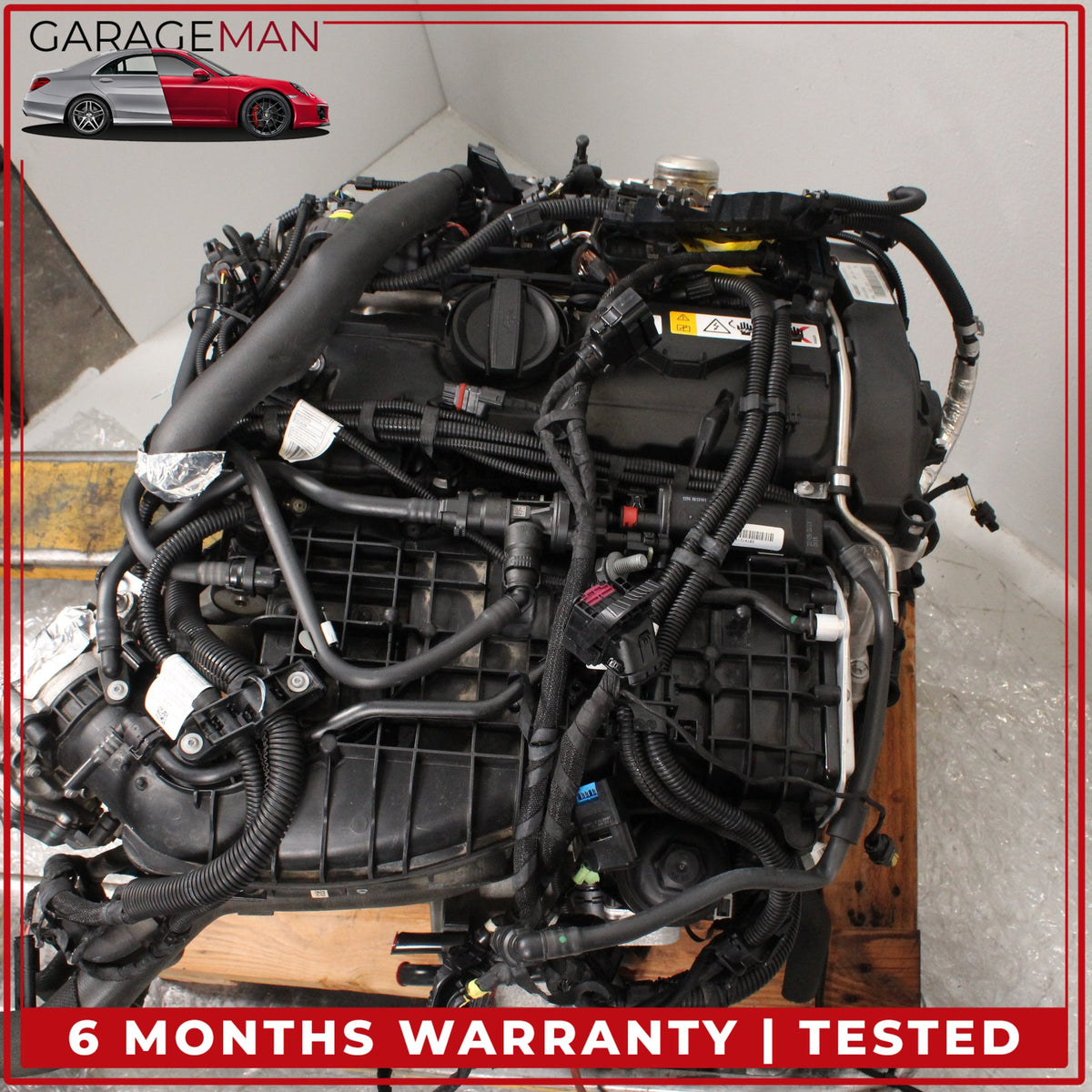 2018-2020 BMW 530e G30 RWD 2.0L Engine Motor Assembly XB1142M0 OEM 61K