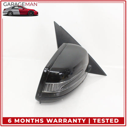 2012-2014 Mercedes W204 C250 W204 Front Right Door Rear View Mirror Black OEM