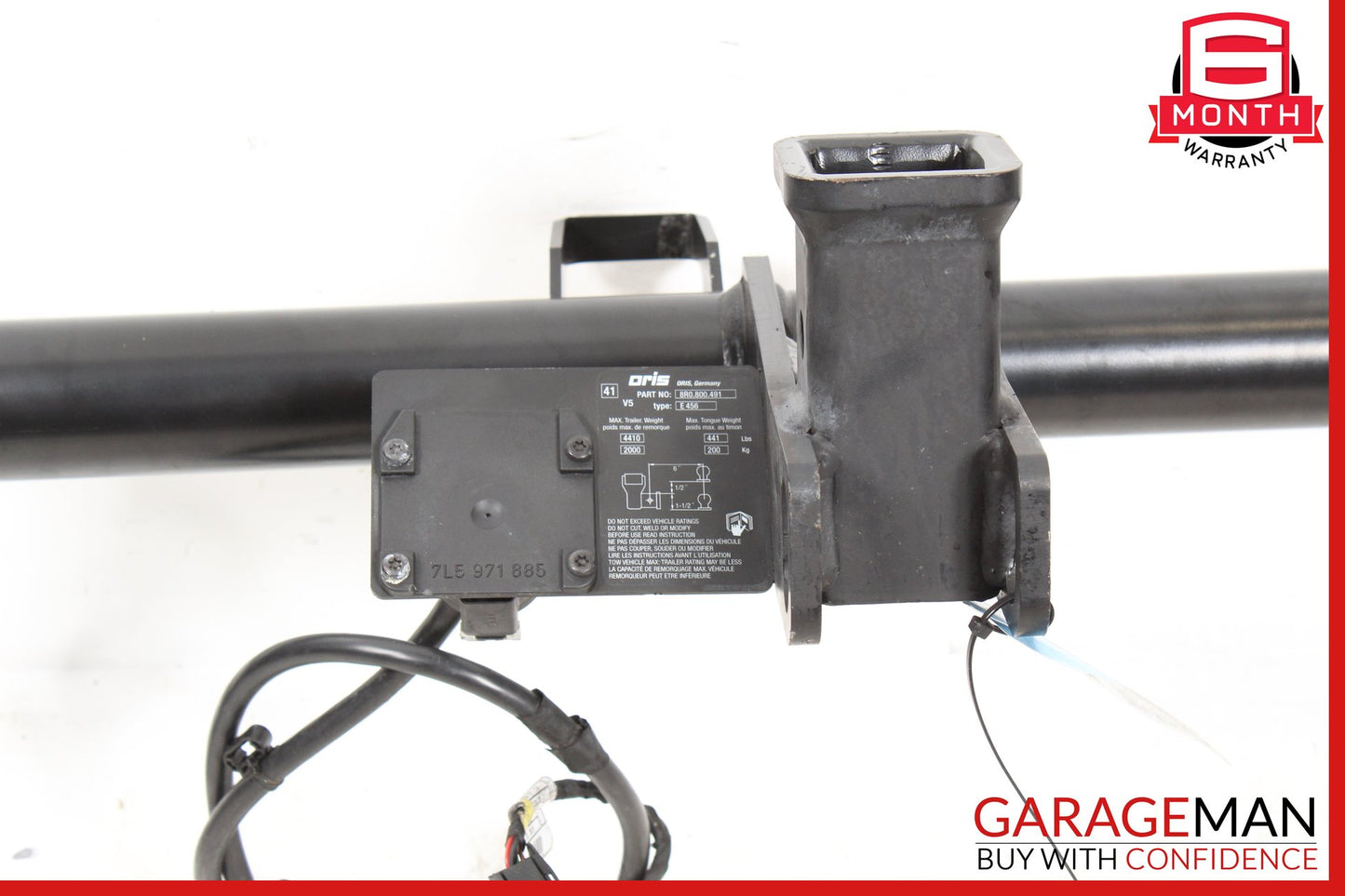 2015-2024 Porsche Macan 95B Trailer Hitch Rear Bumper Impact Bar 8R0800491A OEM