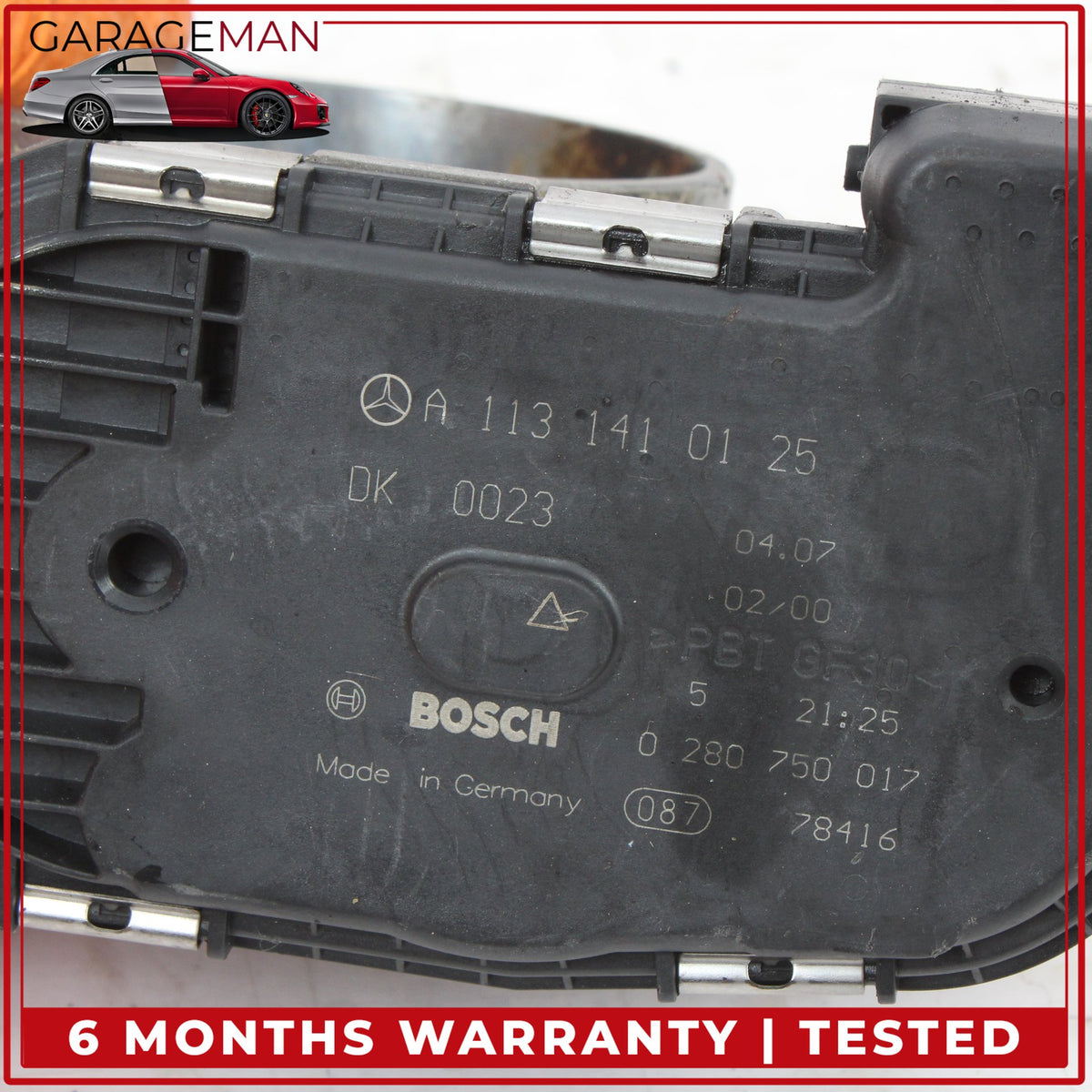 2001-2013 Mercedes W164 ML350 E350 Engine Throttle Body Bosch 1131410125 OEM
