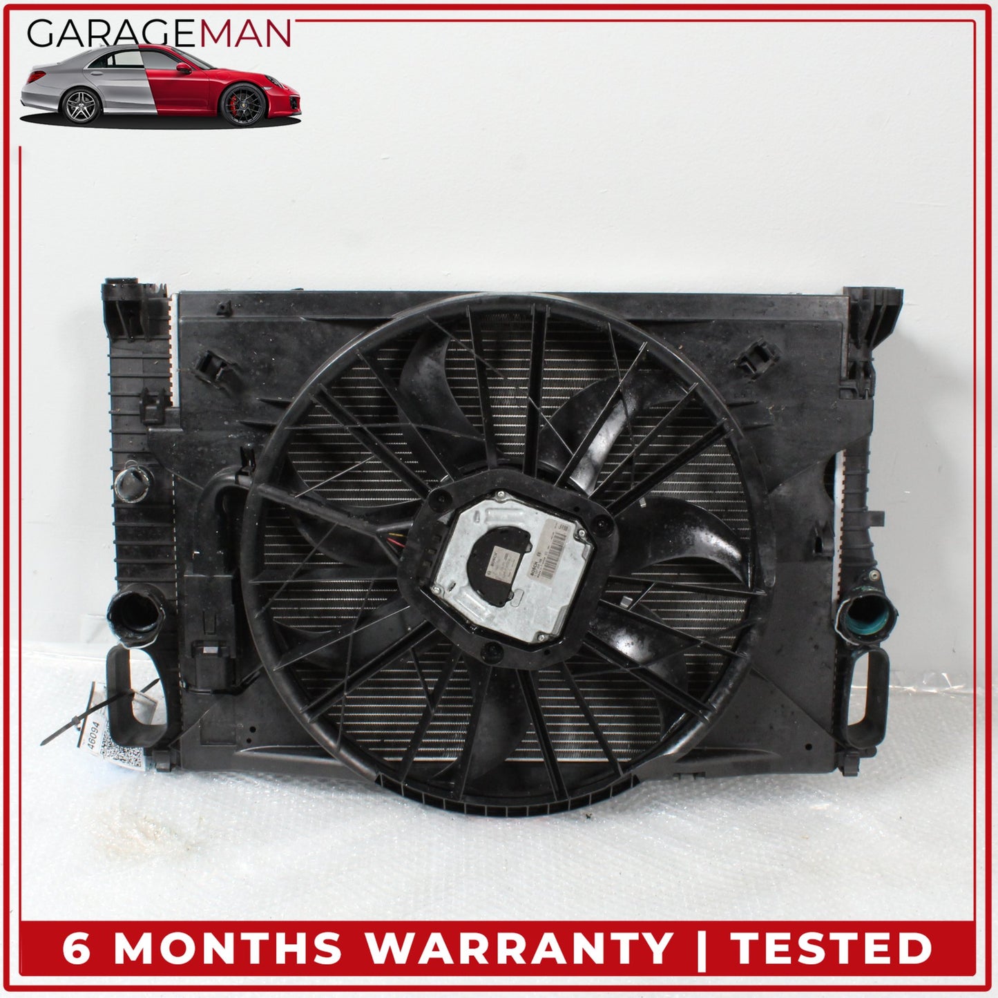 2003-2009 Mercedes W219 CLS500 Engine Radiator Cooling Fan Motor Assembly OEM