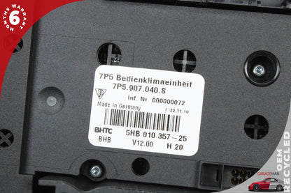 2011-2012 Porsche Cayenne 958 AC Temperature Climate Control Switch Panel OEM
