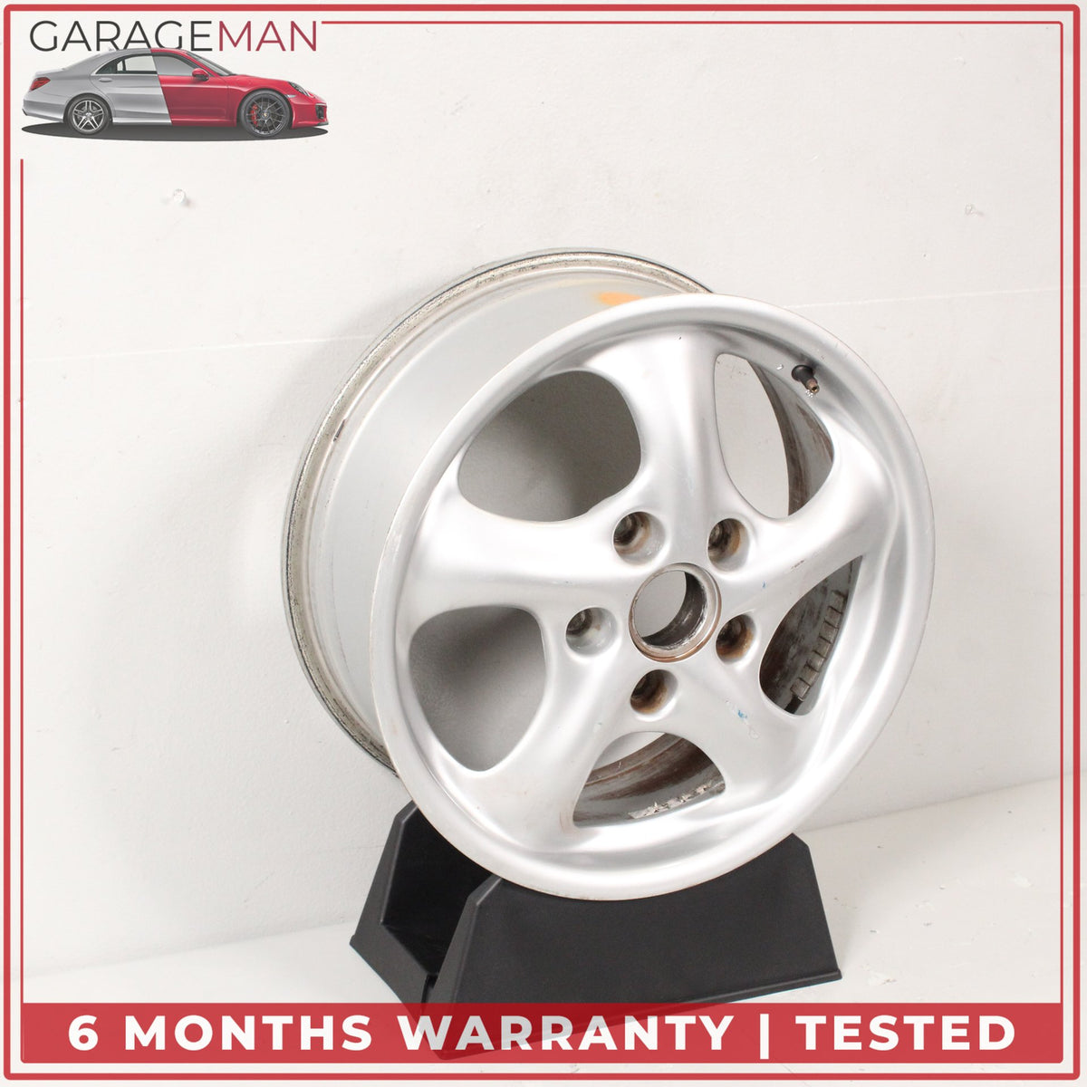 1999-2001 Porsche 911 Carrera 996 Front Side Wheel Rim 7X17 ET55 99636212400 OEM