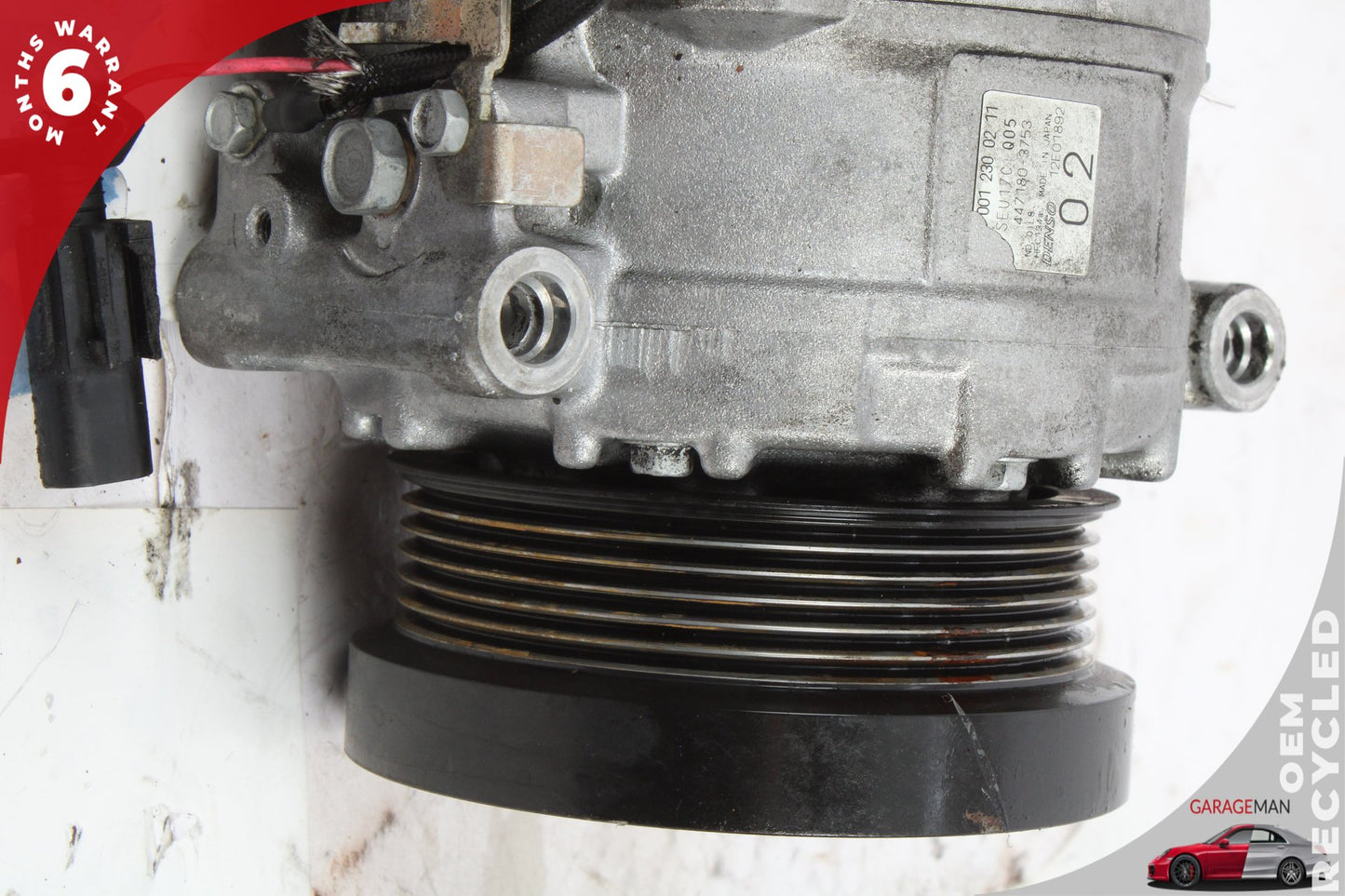 2003-2006 Mercedes-Benz SL500 R230 Convertible AC A/C Air Conditioning Compressor 0012300211 OEM