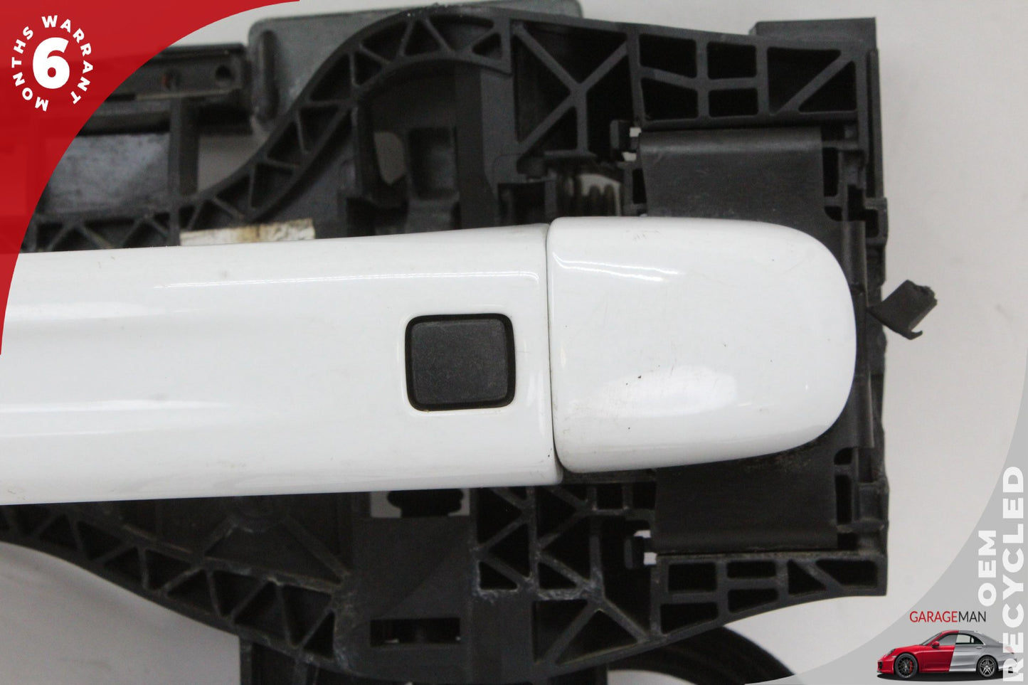 2007-2015 Audi Q7 Rear Left Exterior Door Handle White Keyless 4L0837205BG OEM