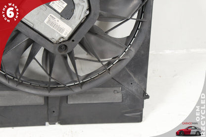 2003-2010 Porsche Cayenne 957 Radiator Dual Cooling Fan Motor Assembly OEM