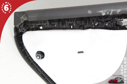11-18 Porsche Cayenne 92A SUV Rear Right Side Interior Door Panel 95855530221