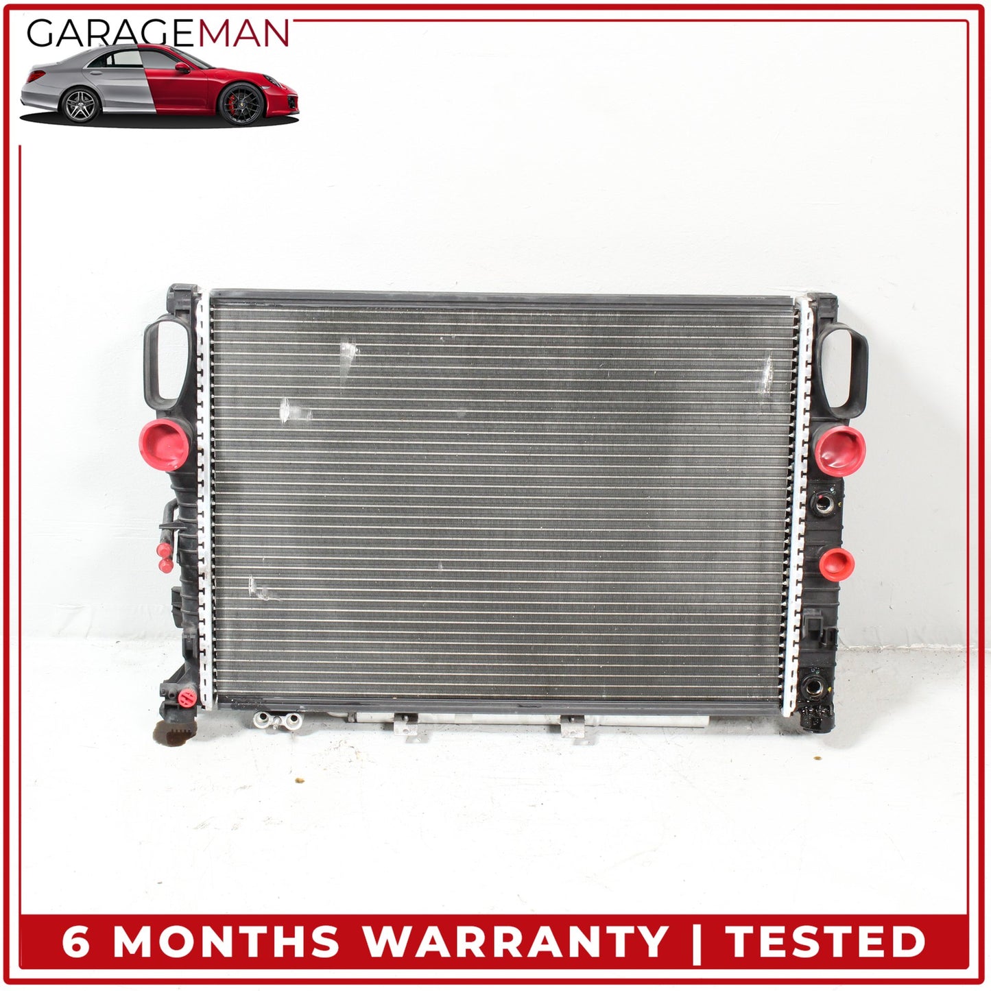 2006-2009 Mercedes-Benz E350 W211 Sedan Engine Cooling Radiator AC A/C Condenser 2115003702 OEM