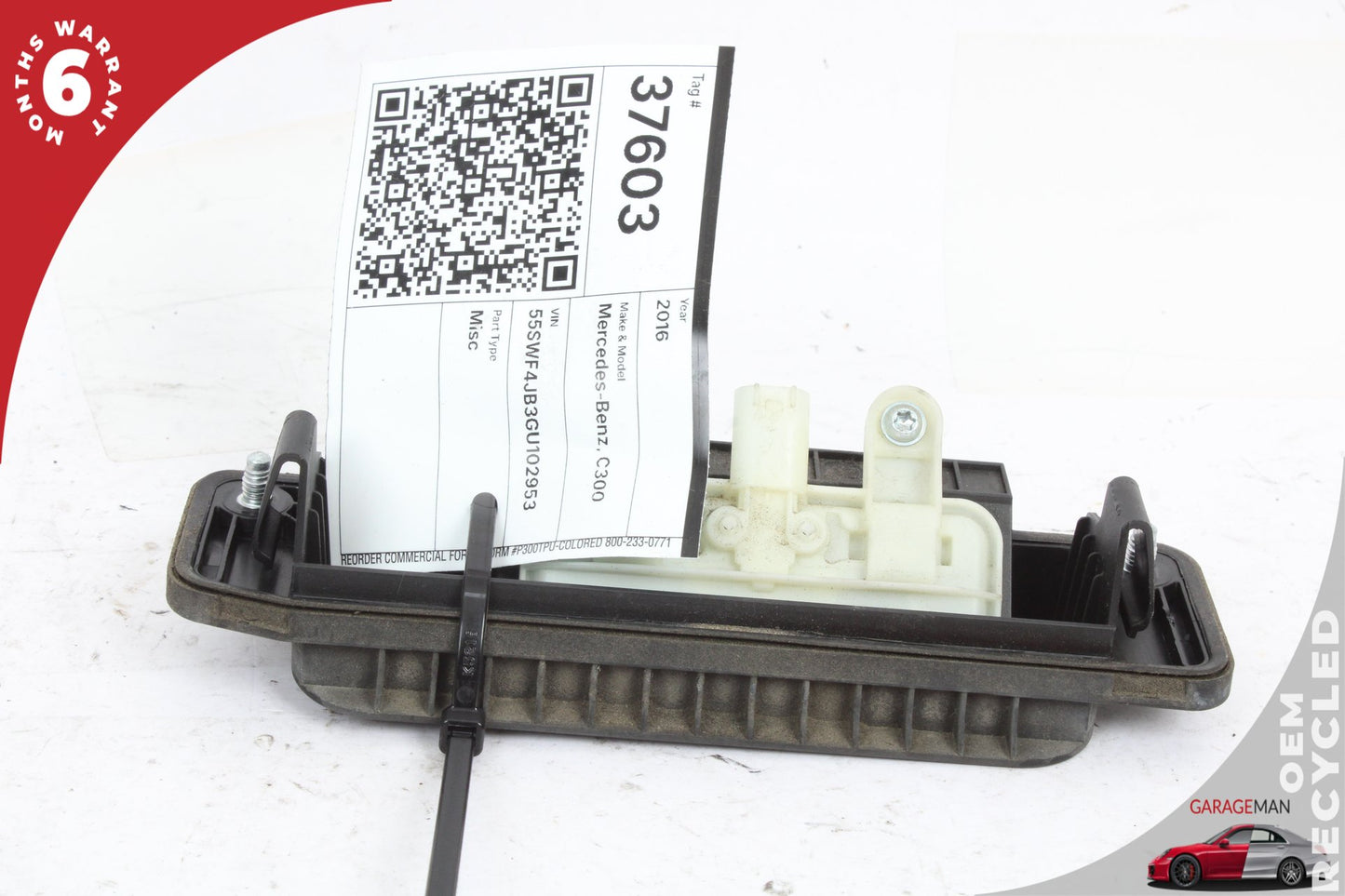 15-20 Mercedes-Benz C300 W205 Sedan Trunk Tailgate Release Handle 2227500493