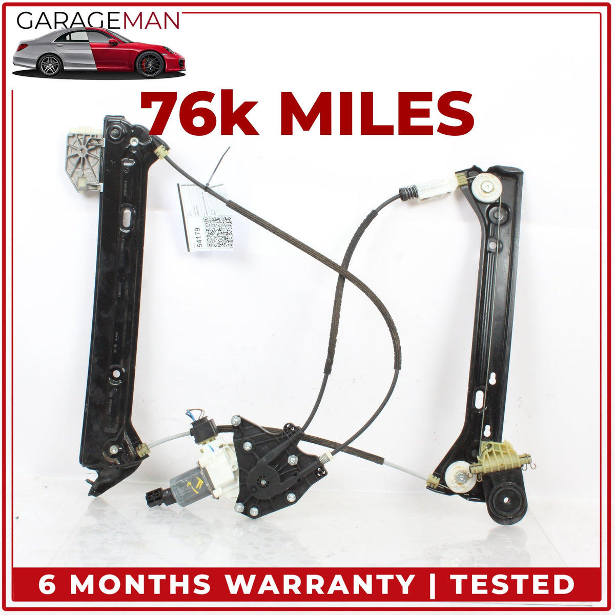 2014-2021 BMW 230i F22 Coupe Front Left Window Regulator w/ Motor 7292119 OEM