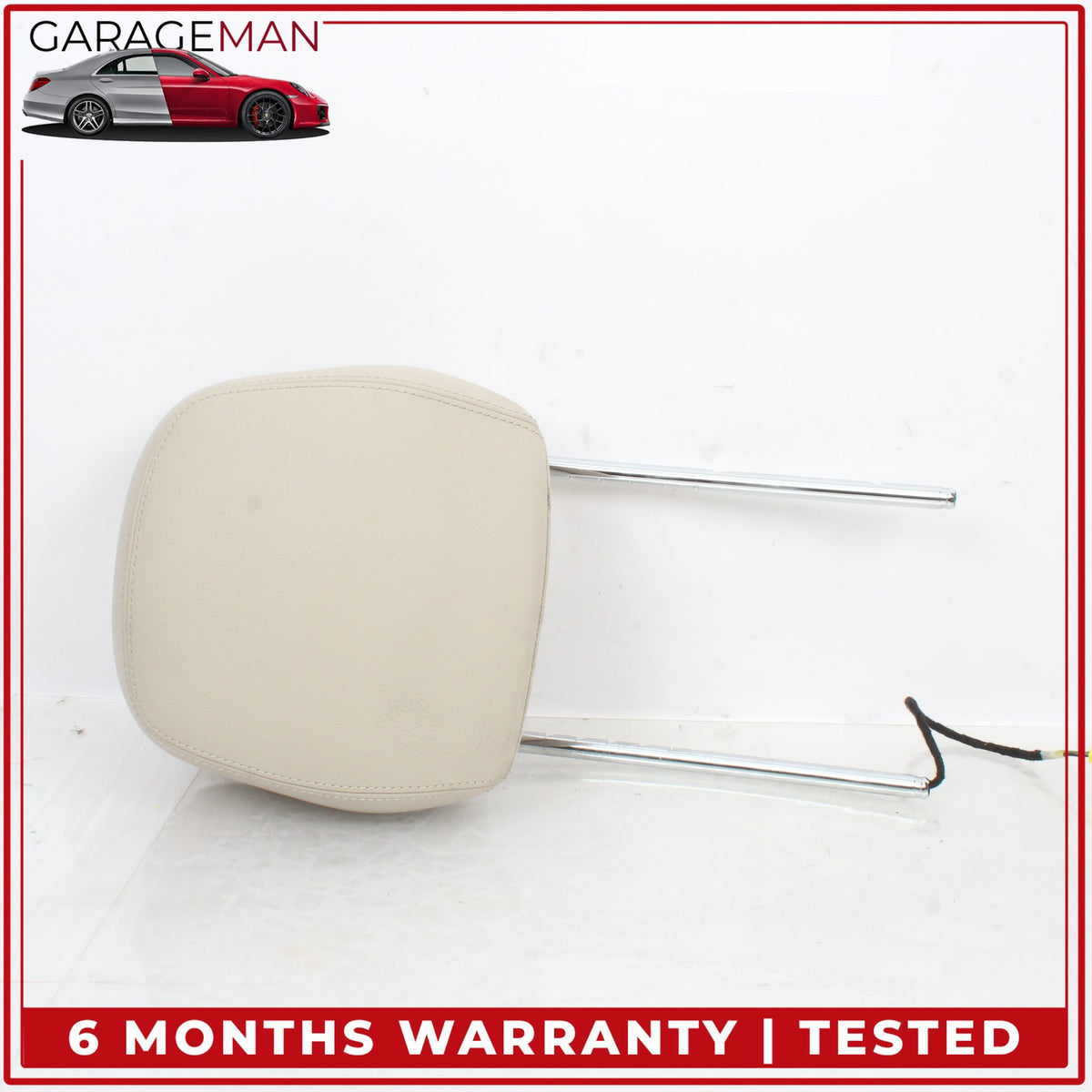 2010-2017 Mercedes C207 E400 Coupe Front Left and Right Seat Headrest Beige OEM