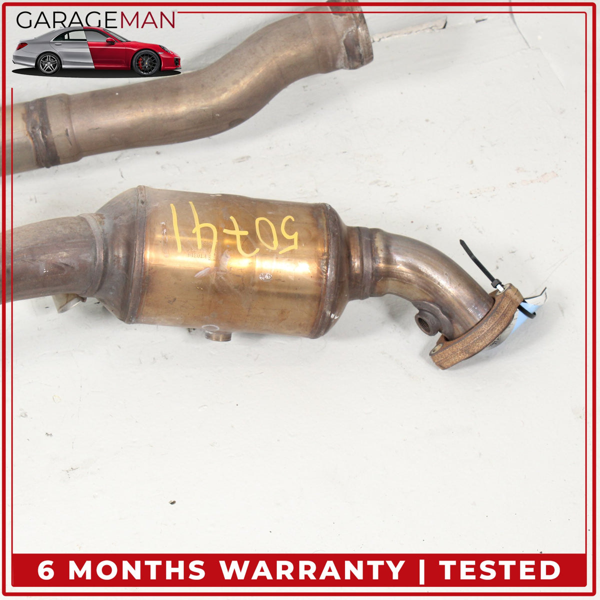 2012-2018 Mercedes CLS63 E63 AMG Exhaust Muffler Resonator Pipe Set OEM