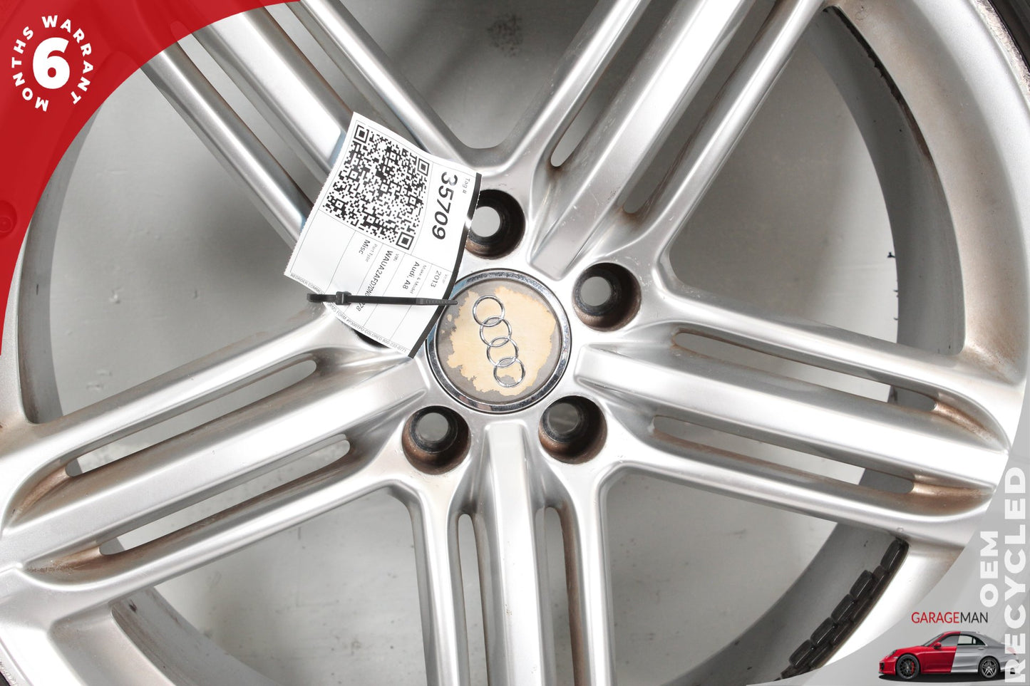 2011-2015 Audi A8 Quattro Wheel Rim w/ Tire 9JX20H2 ET37 4H0601025T OEM
