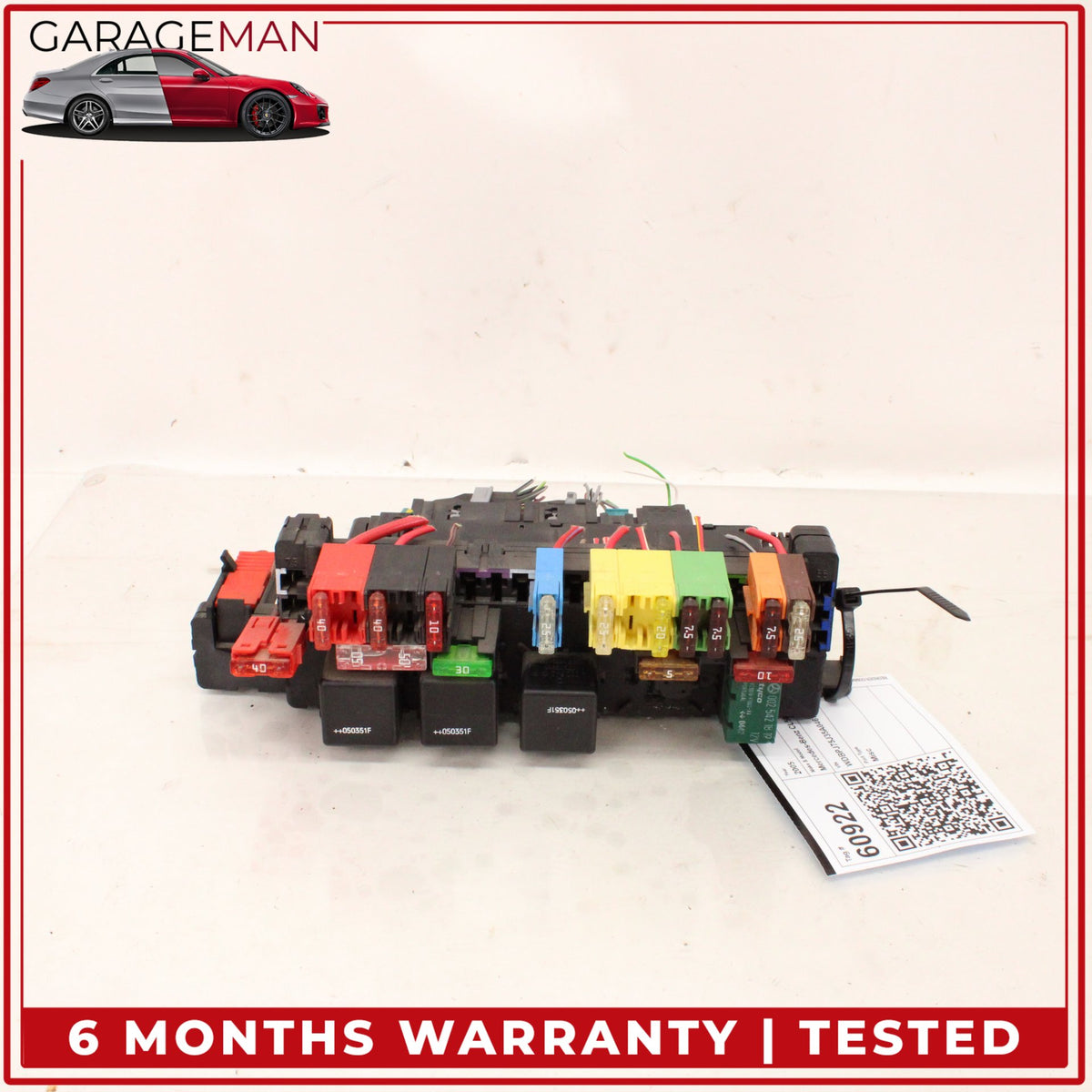 2000-2006 Mercedes W215 CL500 Rear SAM Fuse Box Relay Module 0315451632 OEM